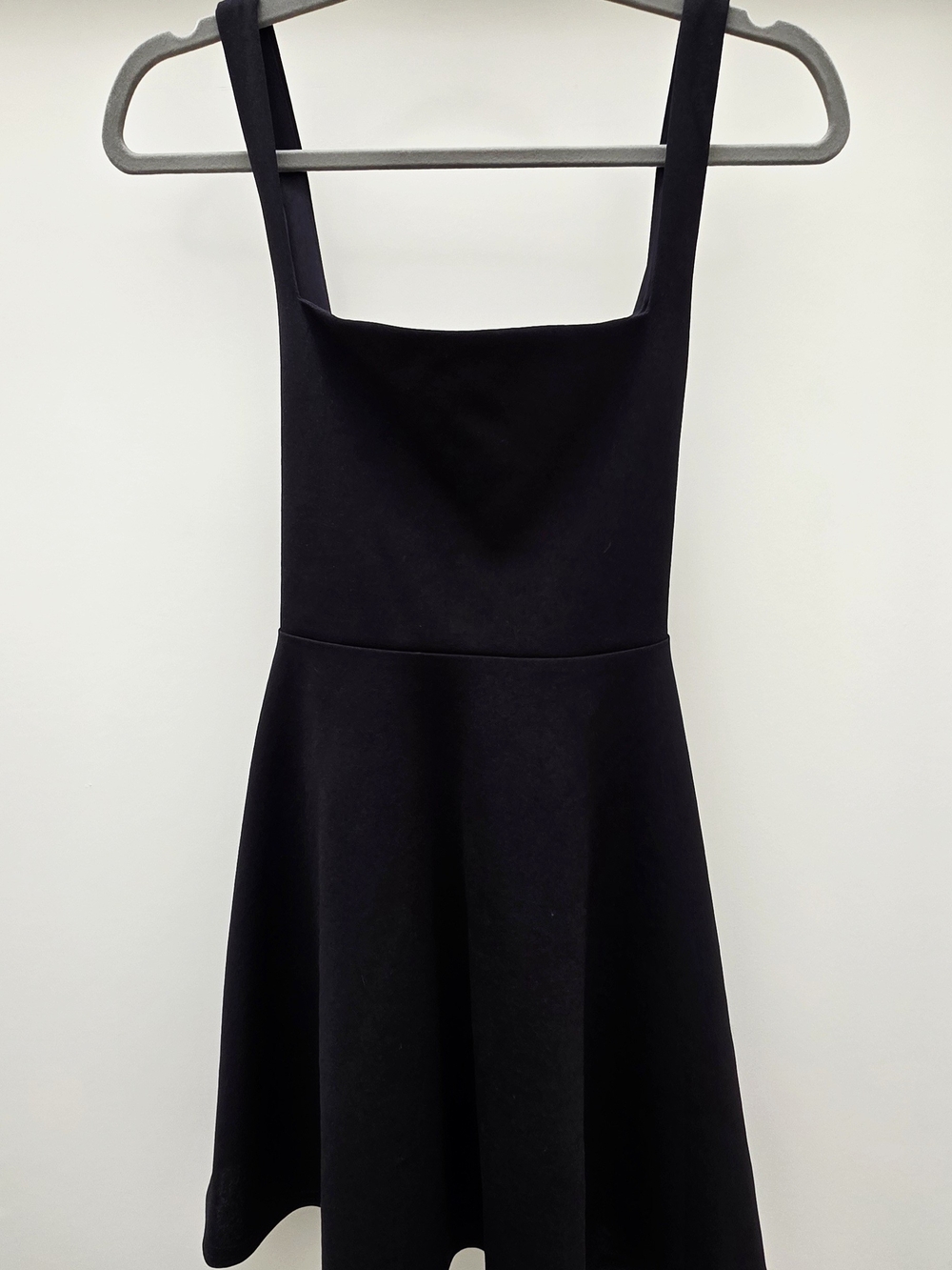 Lucy in the Sky Black Square-Neck Fit & Flare Mini Dress - Picture 2 of 6